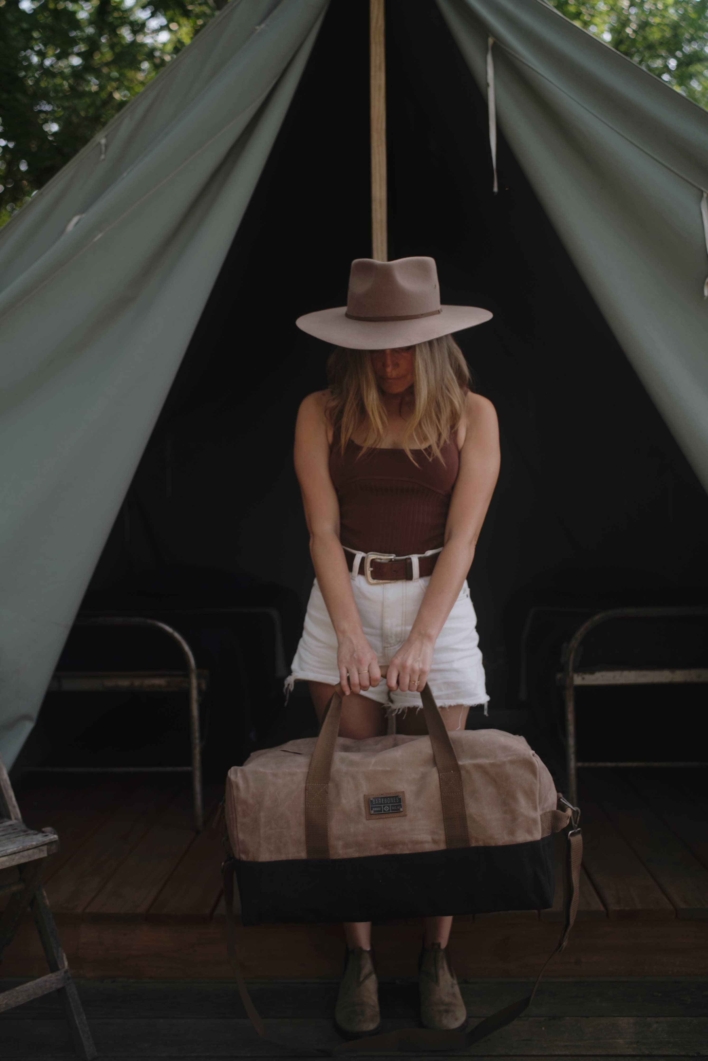 Neelum Duffel Bag -Waxed Canvas Bag