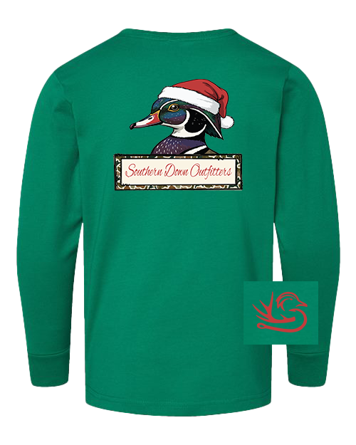 Youth Christmas Woodies Long Sleeve Tee