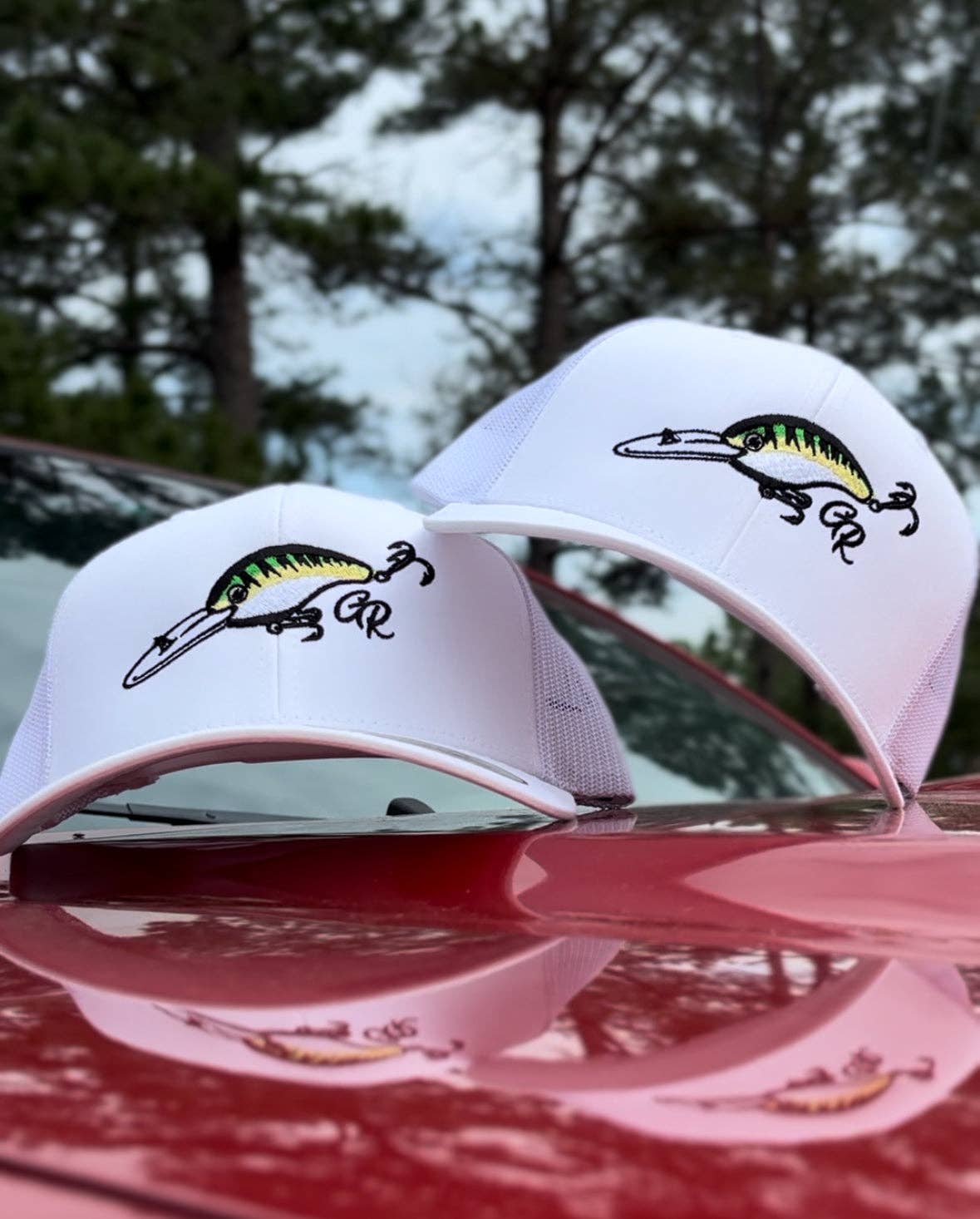 White Crankin Hat