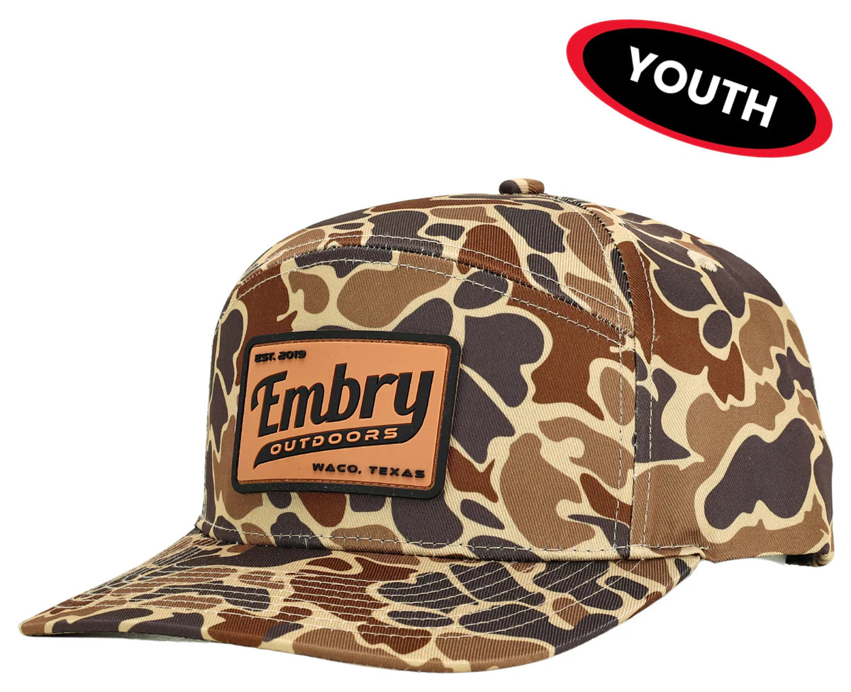 Youth Camo 6 Panel Hat