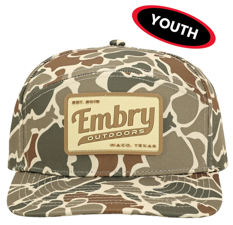 Youth Camo 6 Panel Hat