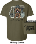 Youth Boykin Truck - Military Green Tee