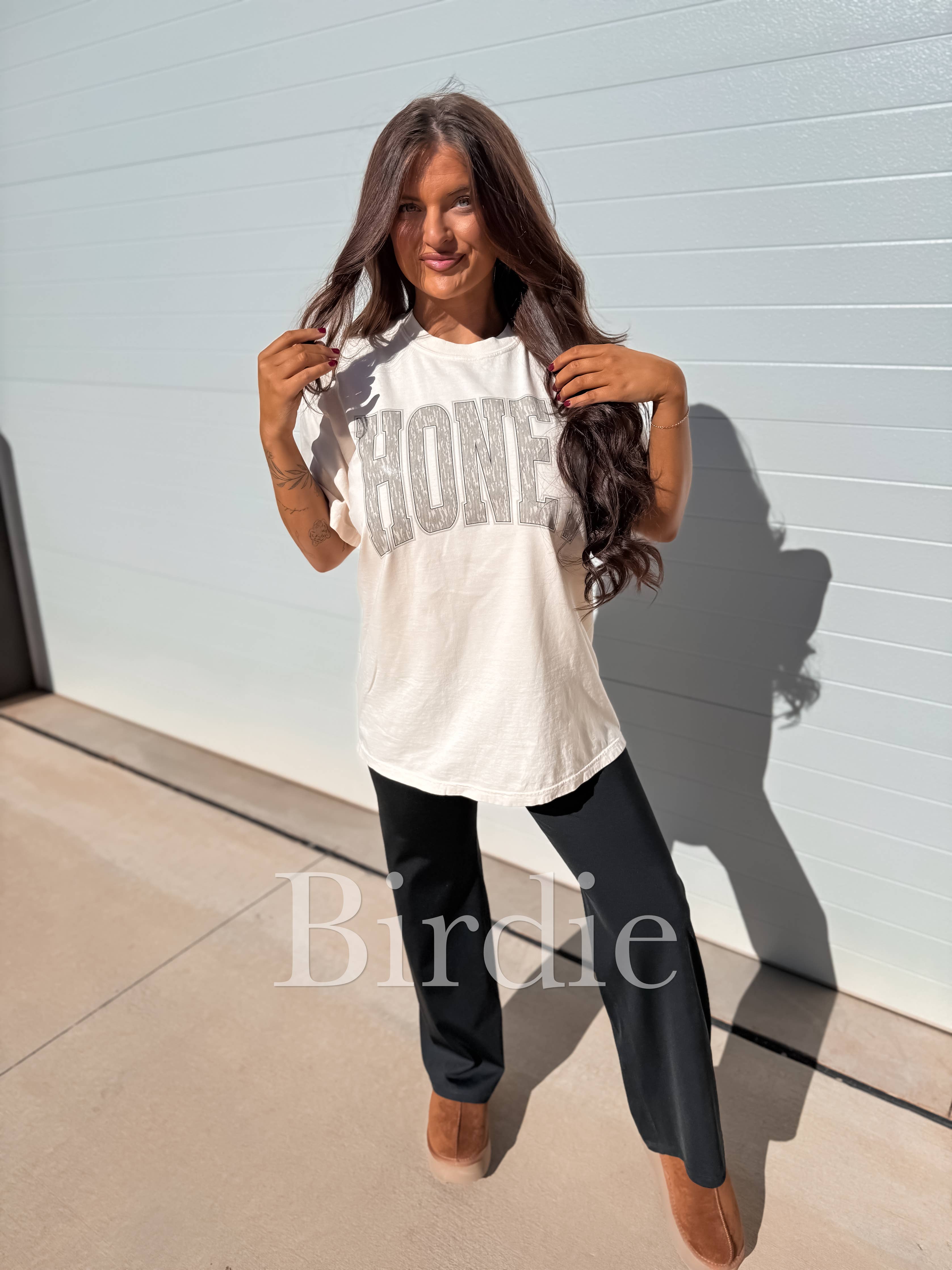Honey Birch Camo Graphic Tee