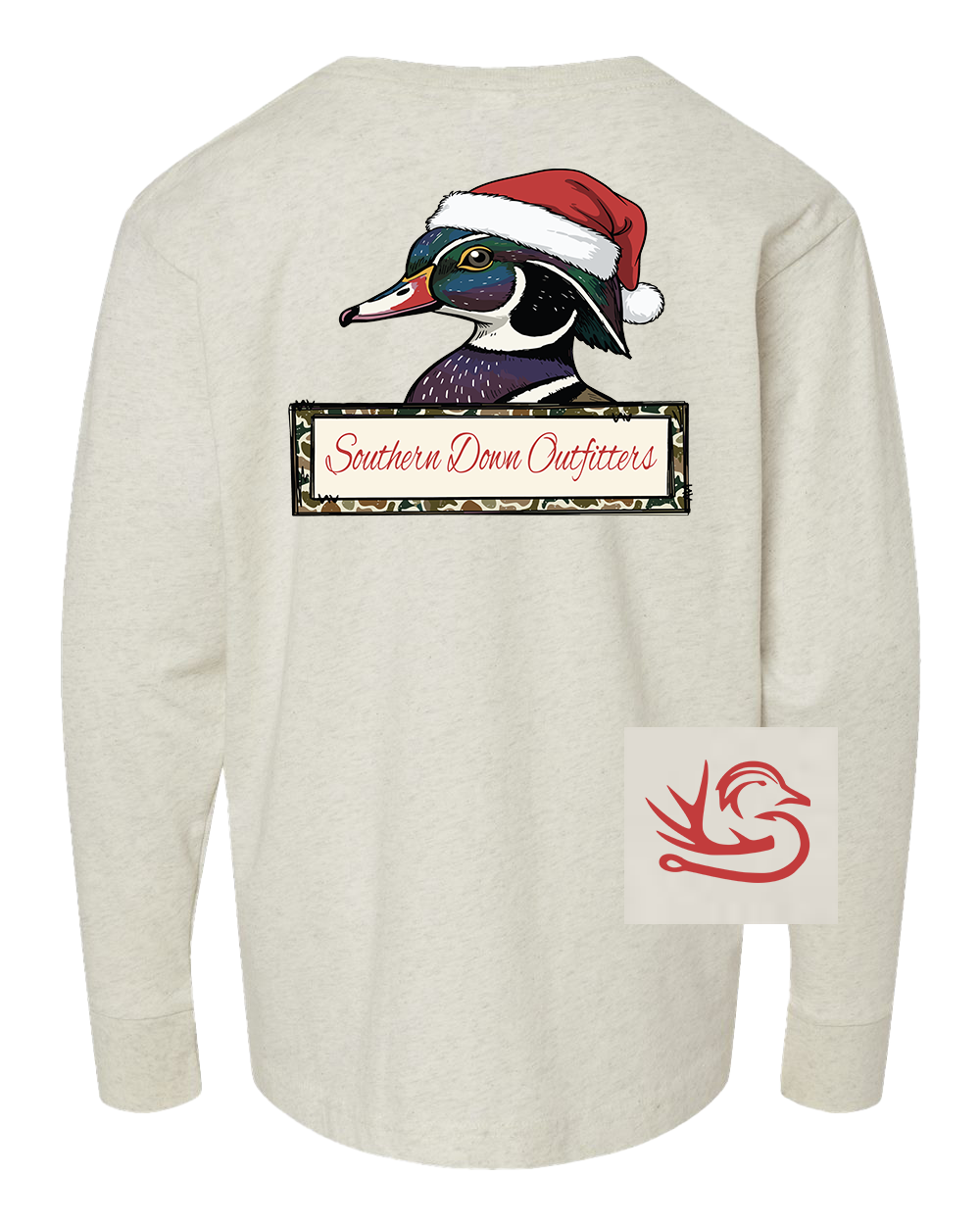 Youth Christmas Woodies Long Sleeve Tee