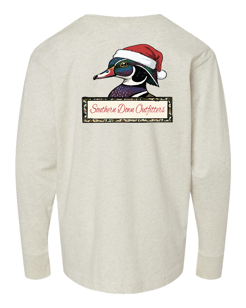 Youth Christmas Woodies Long Sleeve Tee