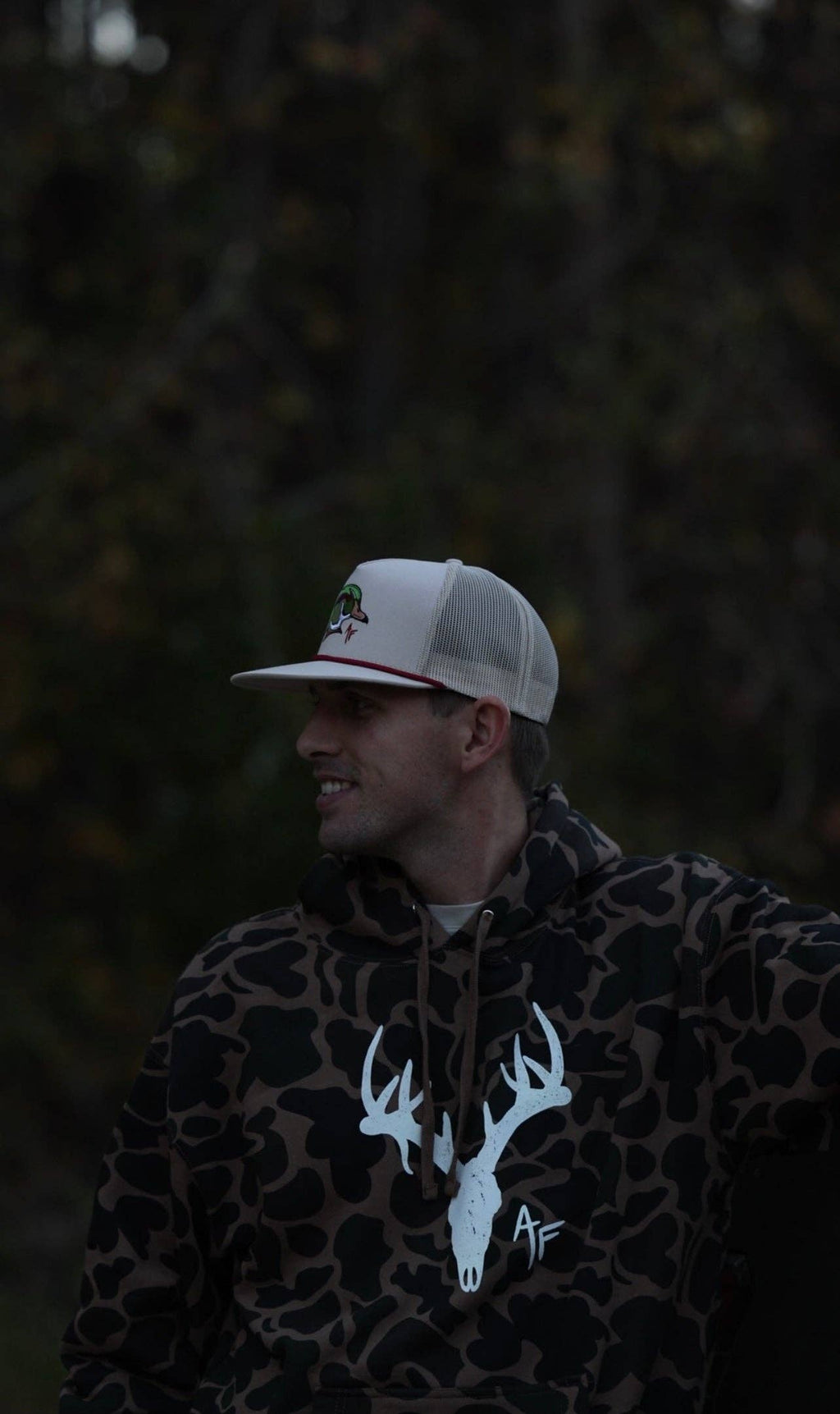 Wood Duck Head Rope Snapback