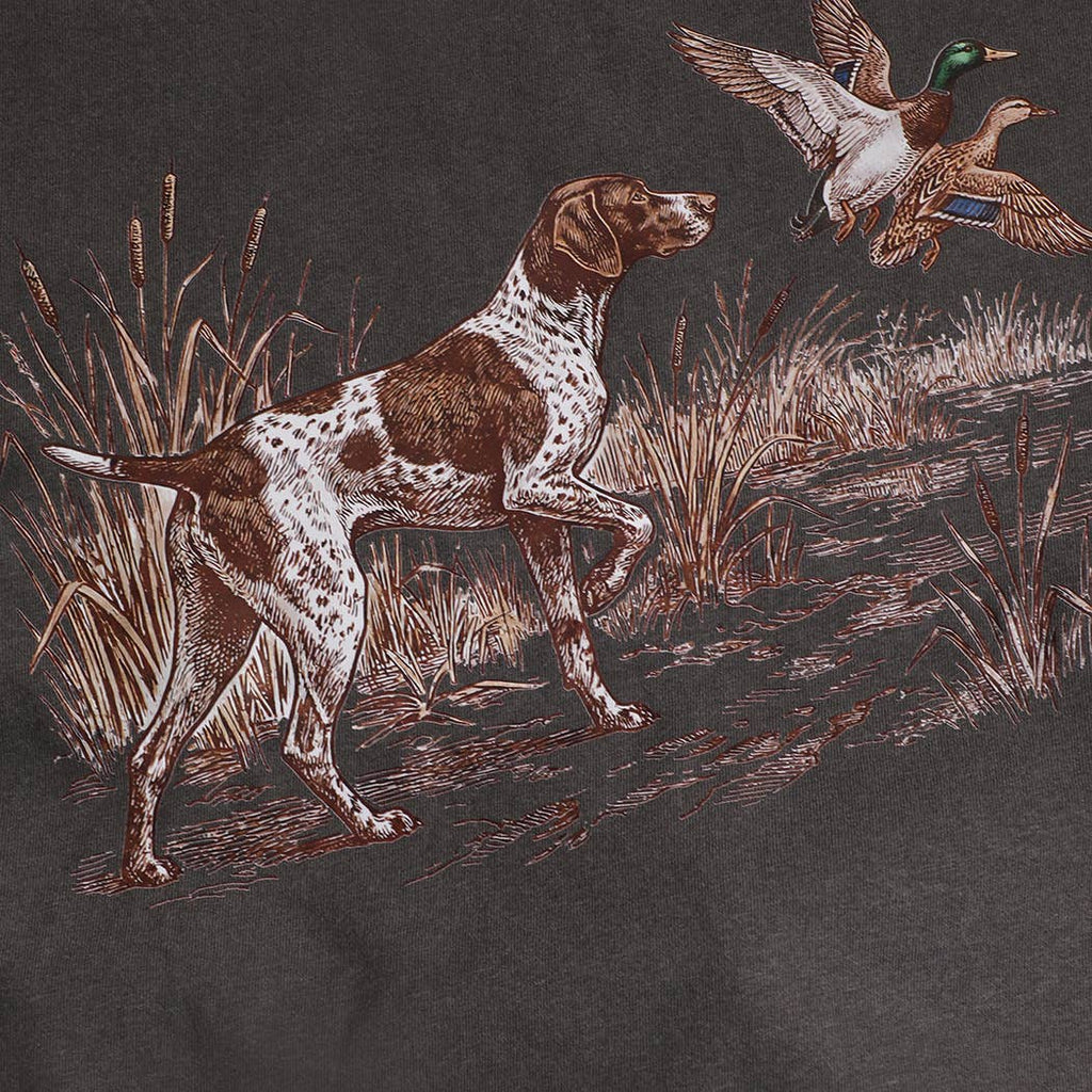 Vintage Hunting Dog Duck T-Shirt
