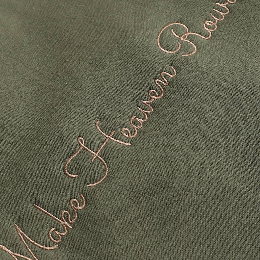Make Heaven Rowdy Embroidered Sweatshirt
