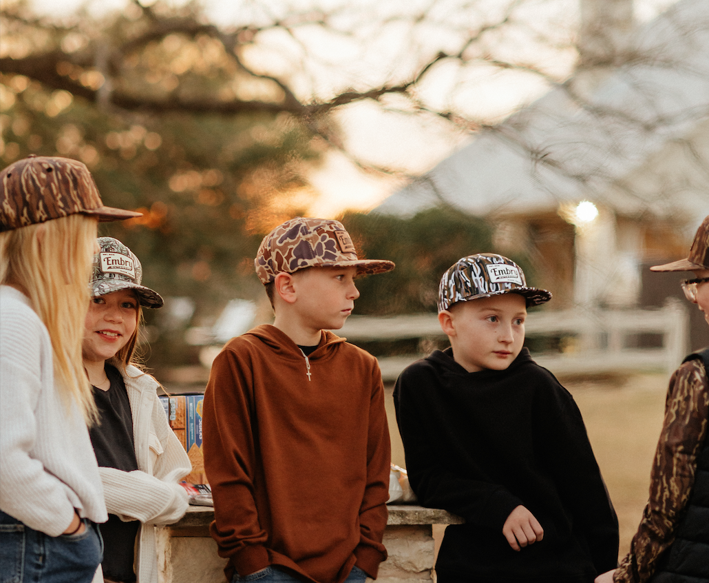 Youth Camo 6 Panel Hat