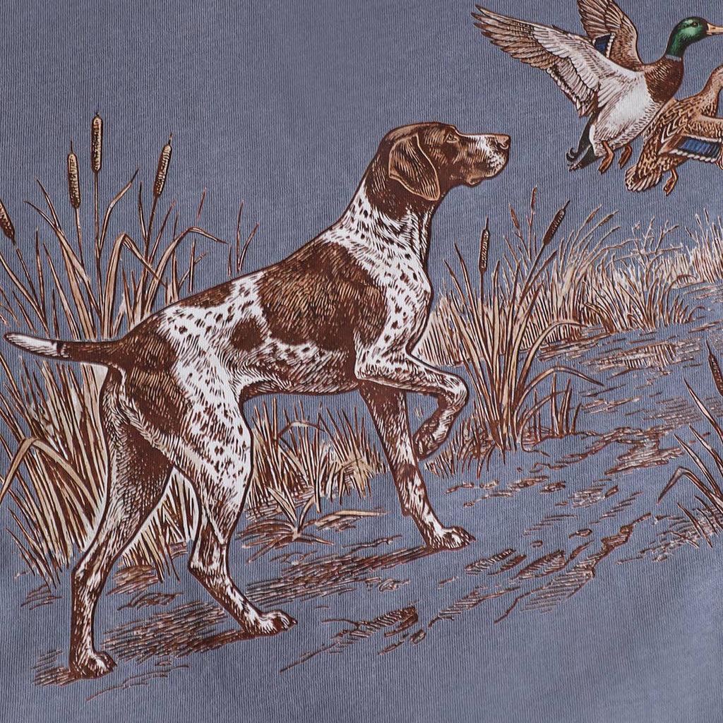 Vintage Hunting Dog Duck T-Shirt