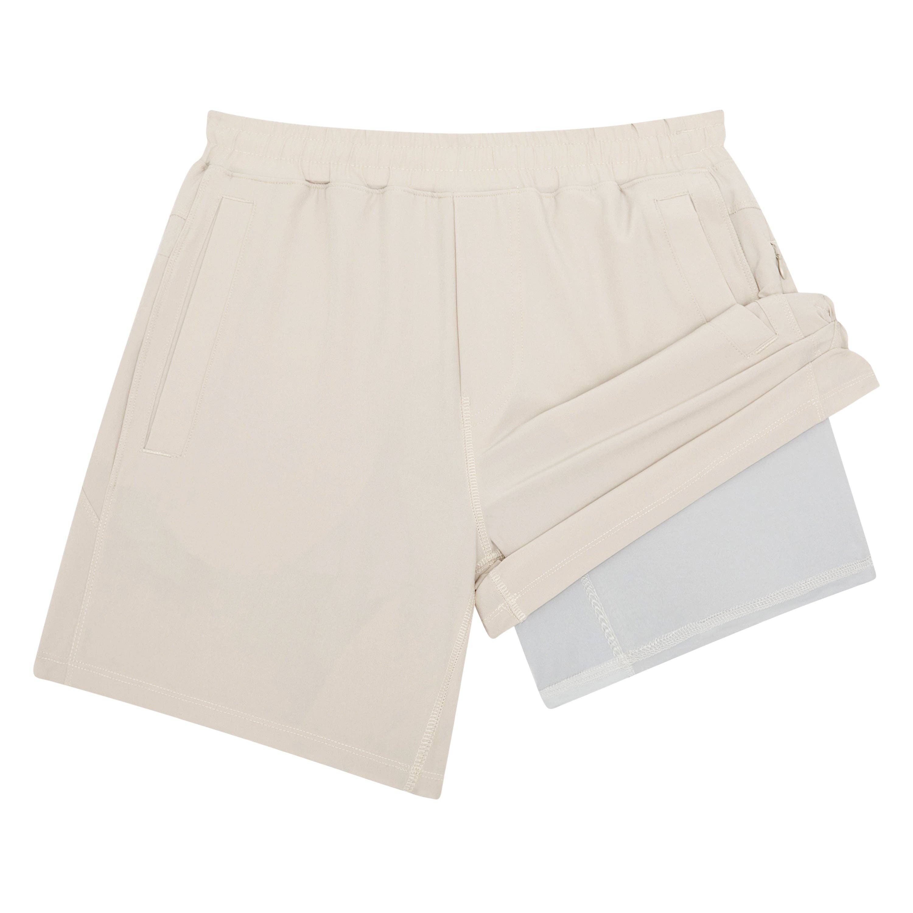Stone Khaki Freeballers Shorts