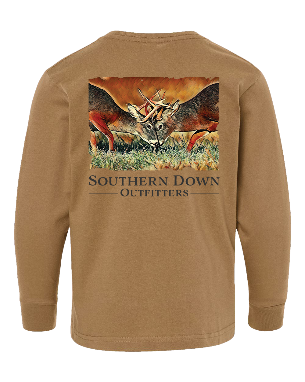 Youth Bucks Fighting Long Sleeve