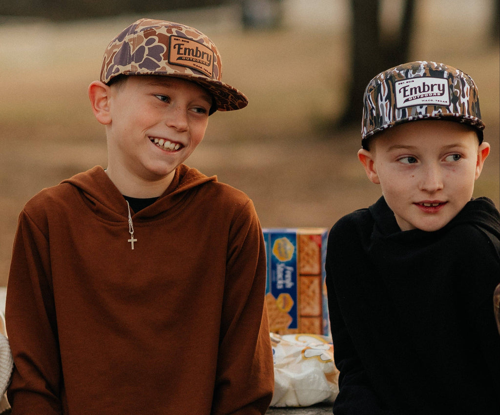 Youth Camo 6 Panel Hat