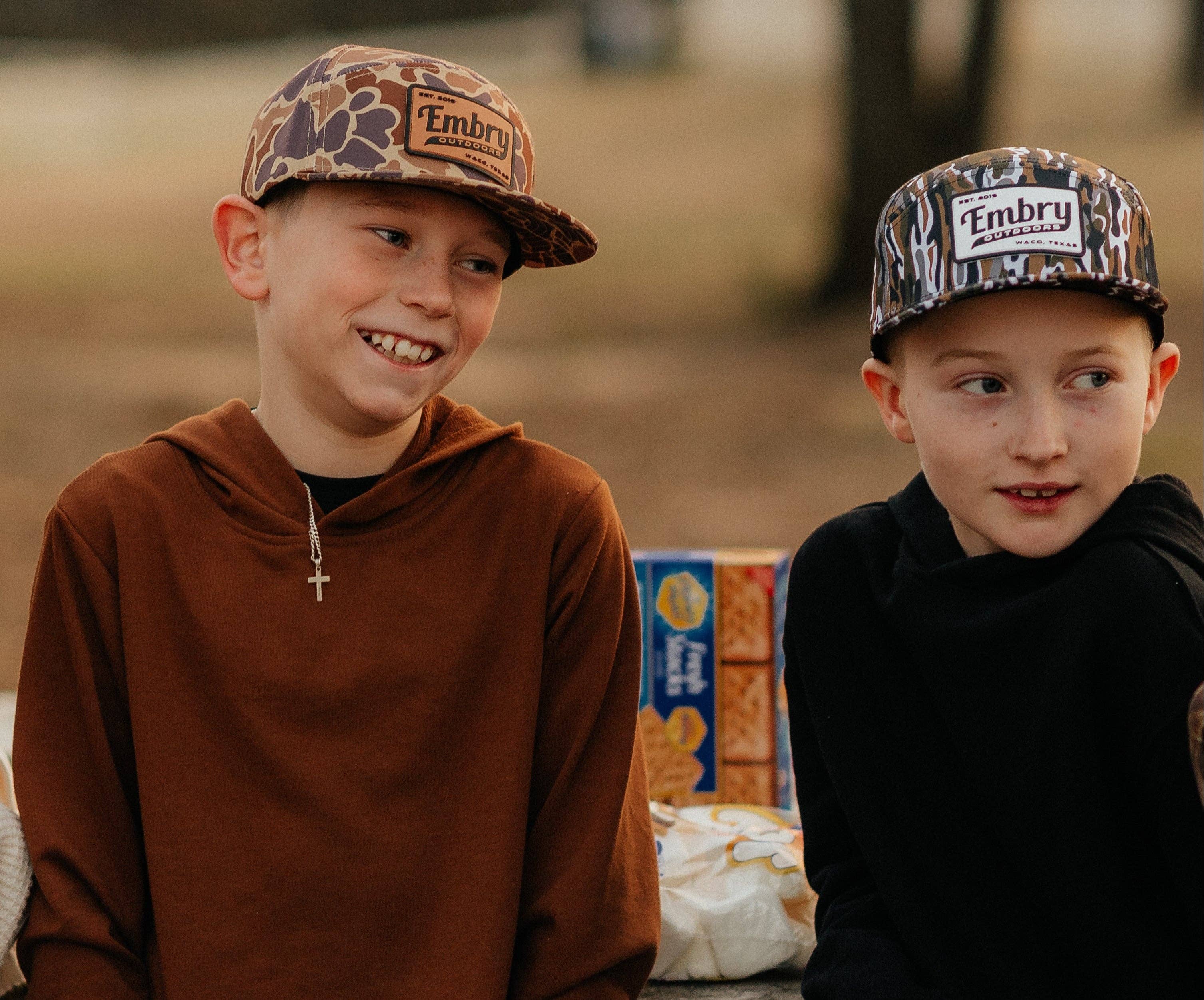 Youth Camo 6 Panel Hat