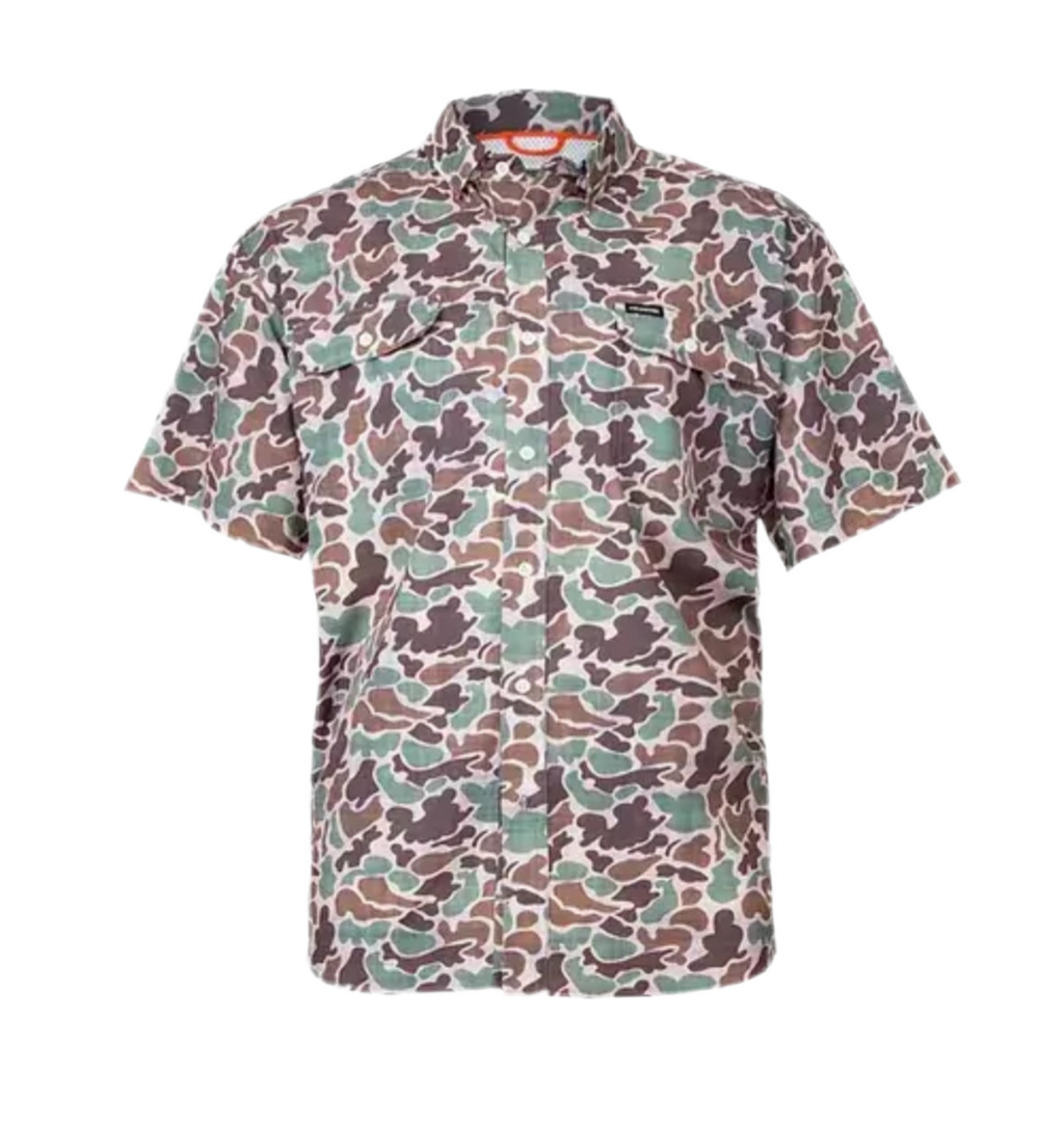 Camo Button Down
