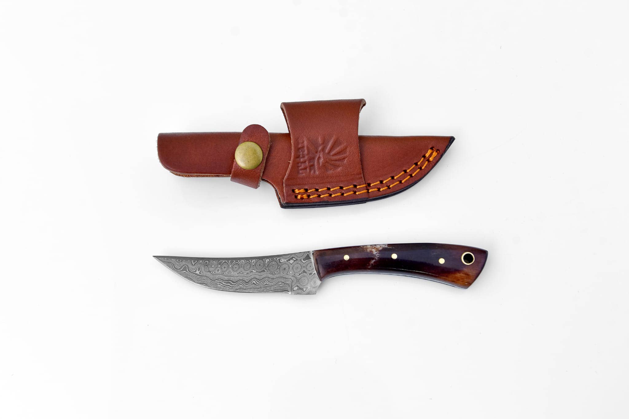 Crimson Arc Dyed Bone Utility Blade TK-218