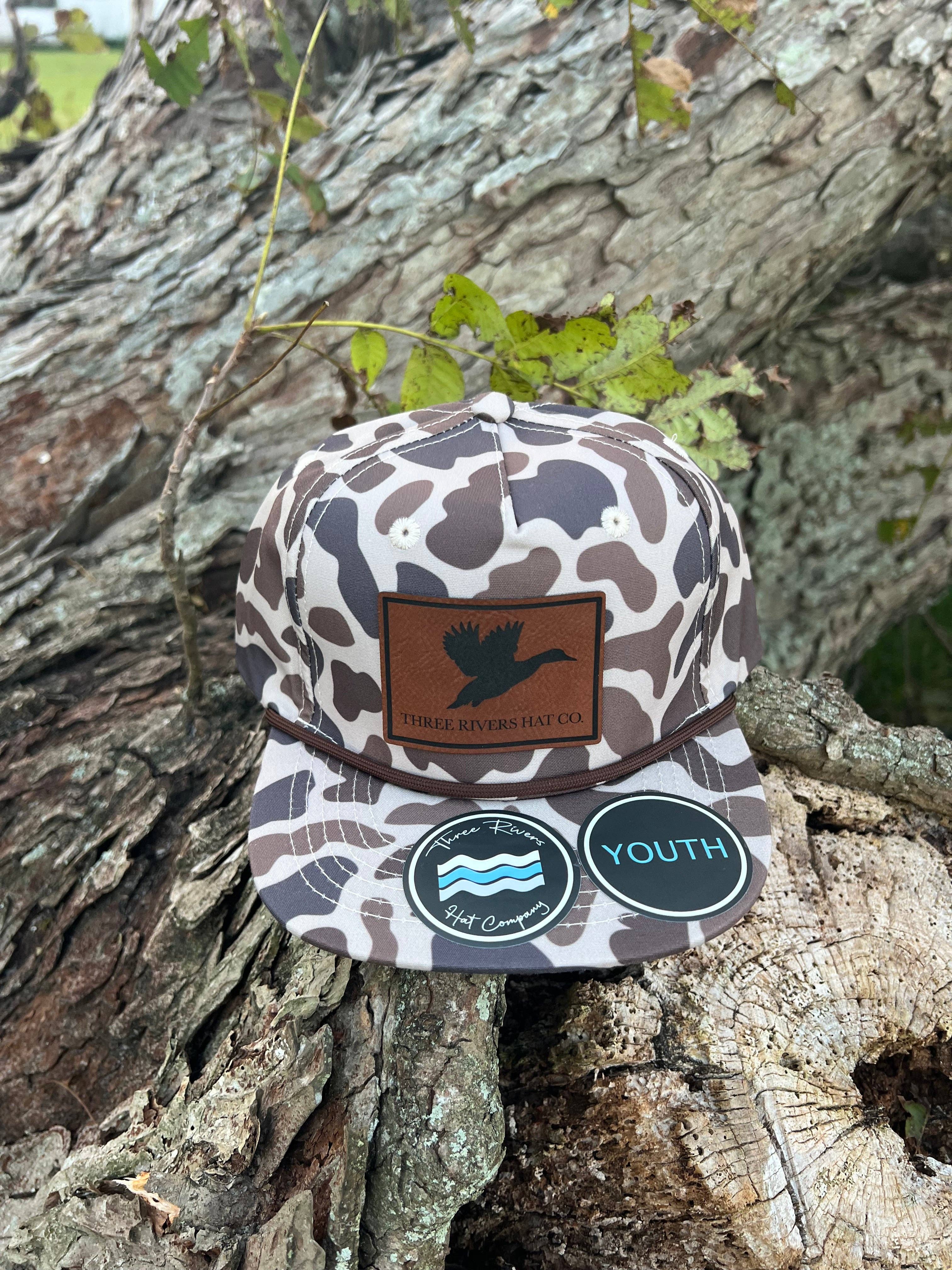 Youth Duck Silhouette Camo Rope Hat