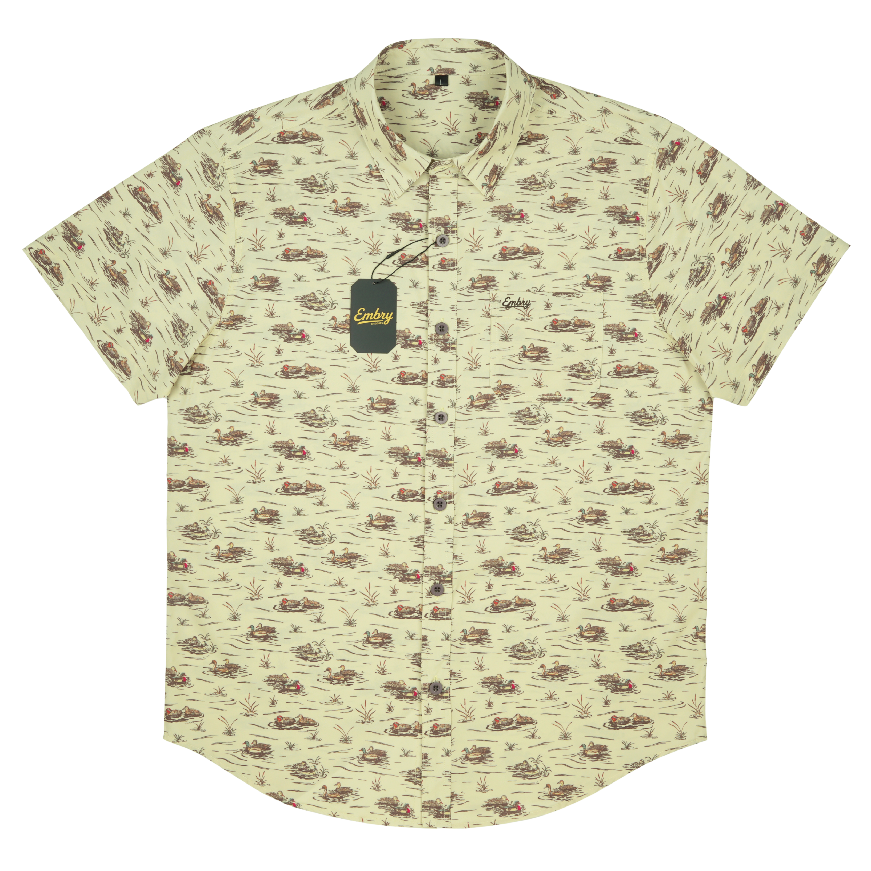 Ducks Performance Button Up