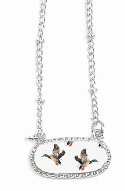 White Duck Necklace