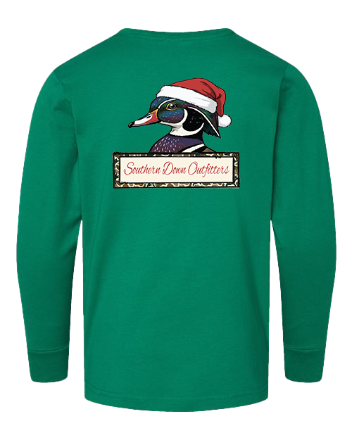 Youth Christmas Woodies Long Sleeve Tee