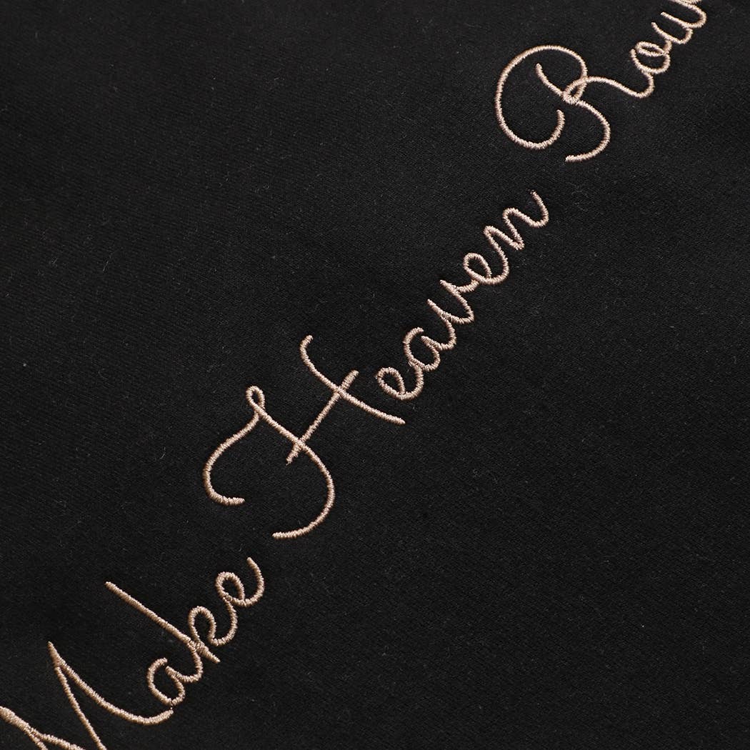 Make Heaven Rowdy Embroidered Sweatshirt