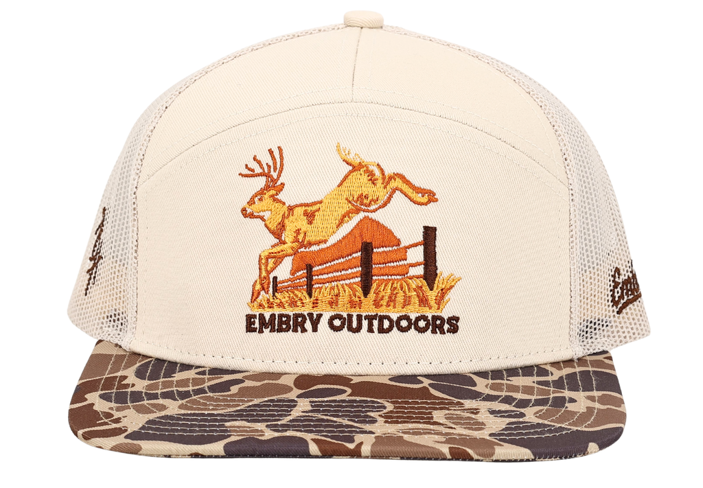 Embry x Barnes Duck Camo 7 Panel Hat