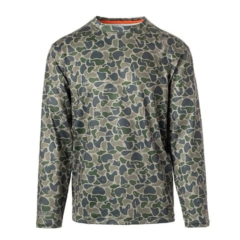 Youth Backwoods Camo Long Sleeve Dry Fit Tee