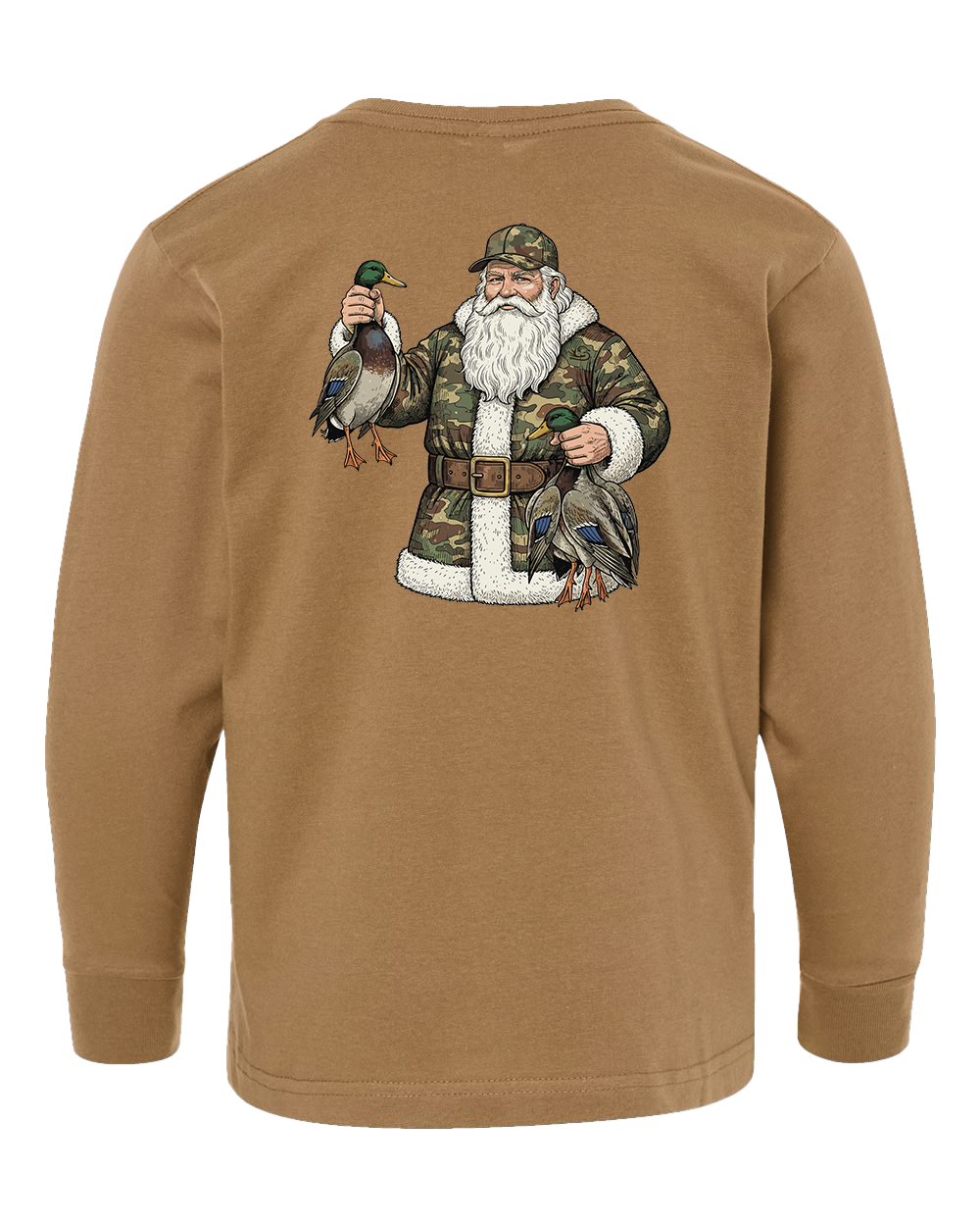 Youth Santa's Ducks Long Sleeve Tee