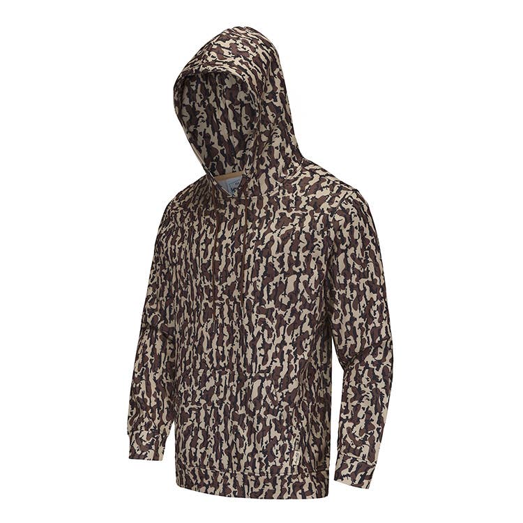 Duck Boat Camo Fleece Hoodie