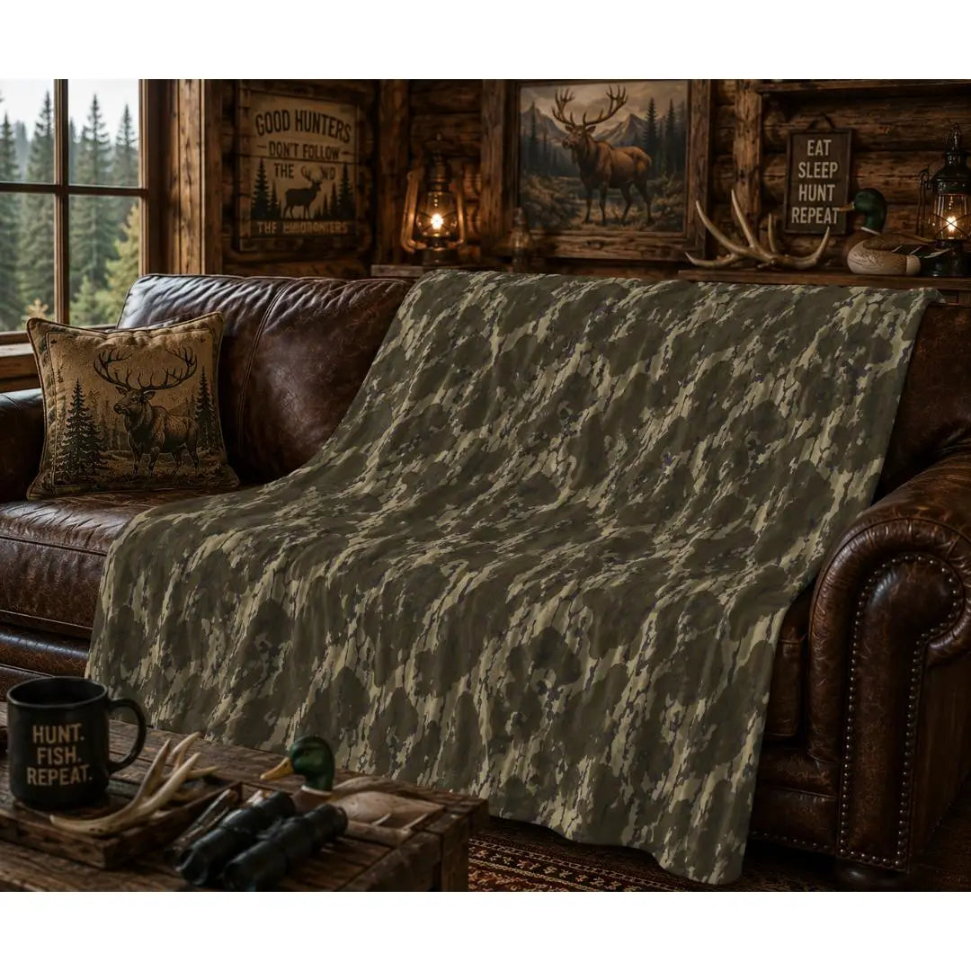 Outdoors Camping Throw Blanket