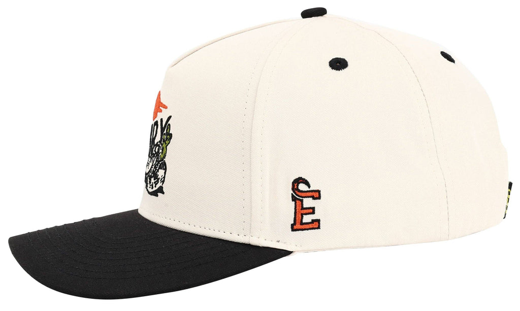 Cream/Black Rattler Hat