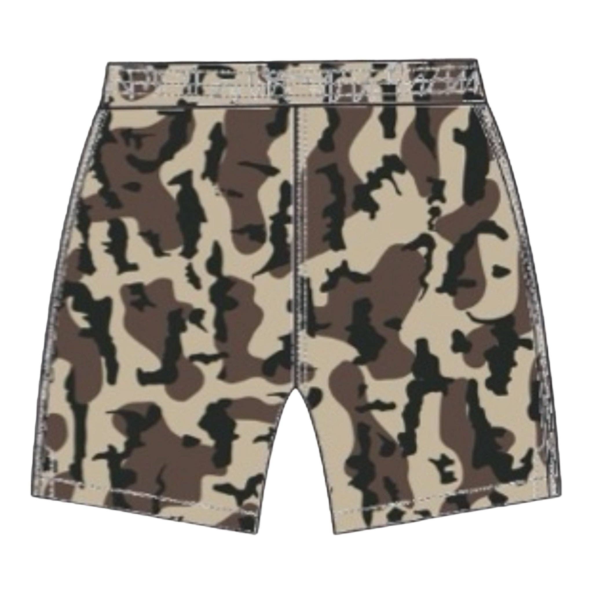 Fleece Camo Shorts