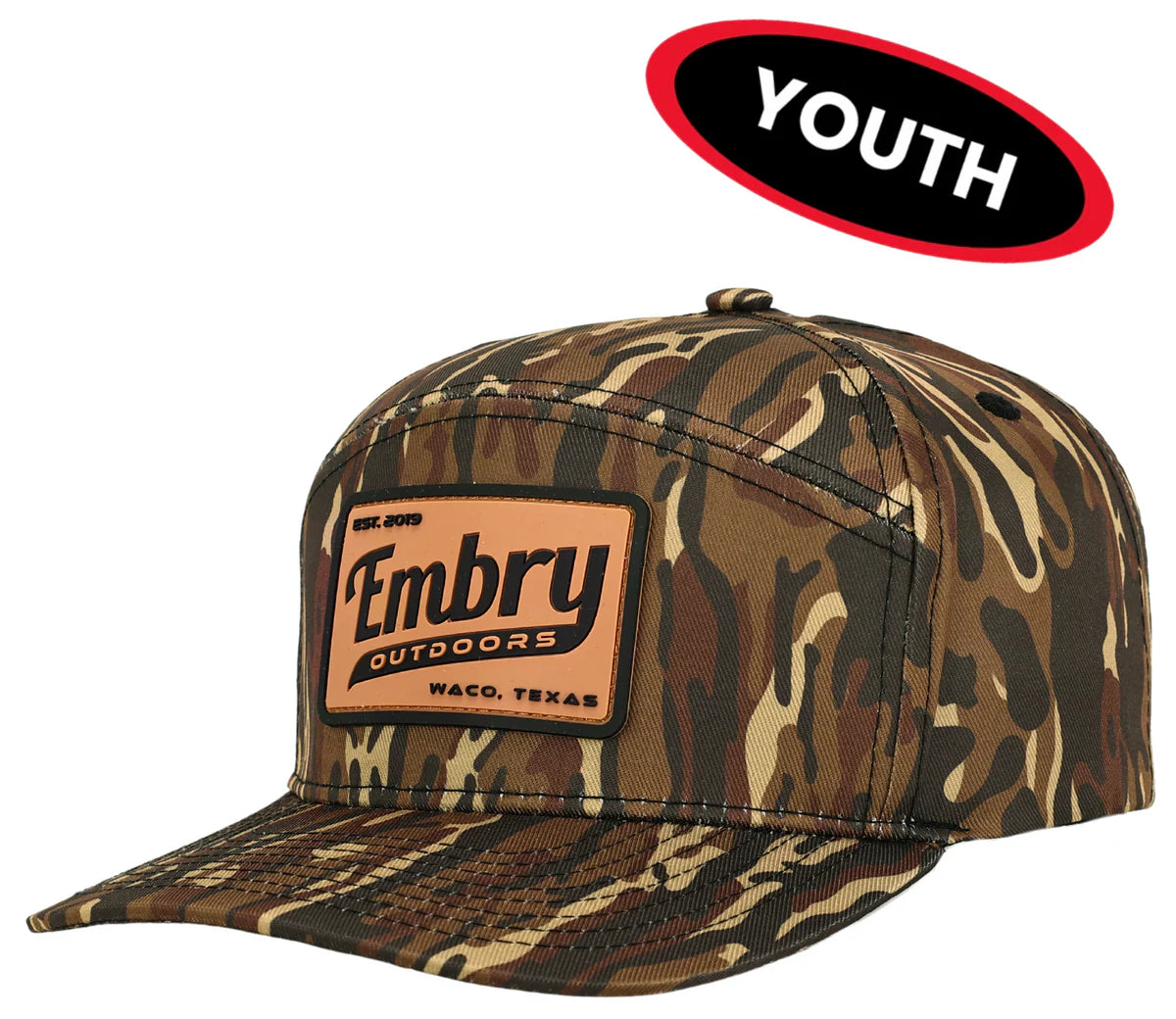 Youth Camo 6 Panel Hat