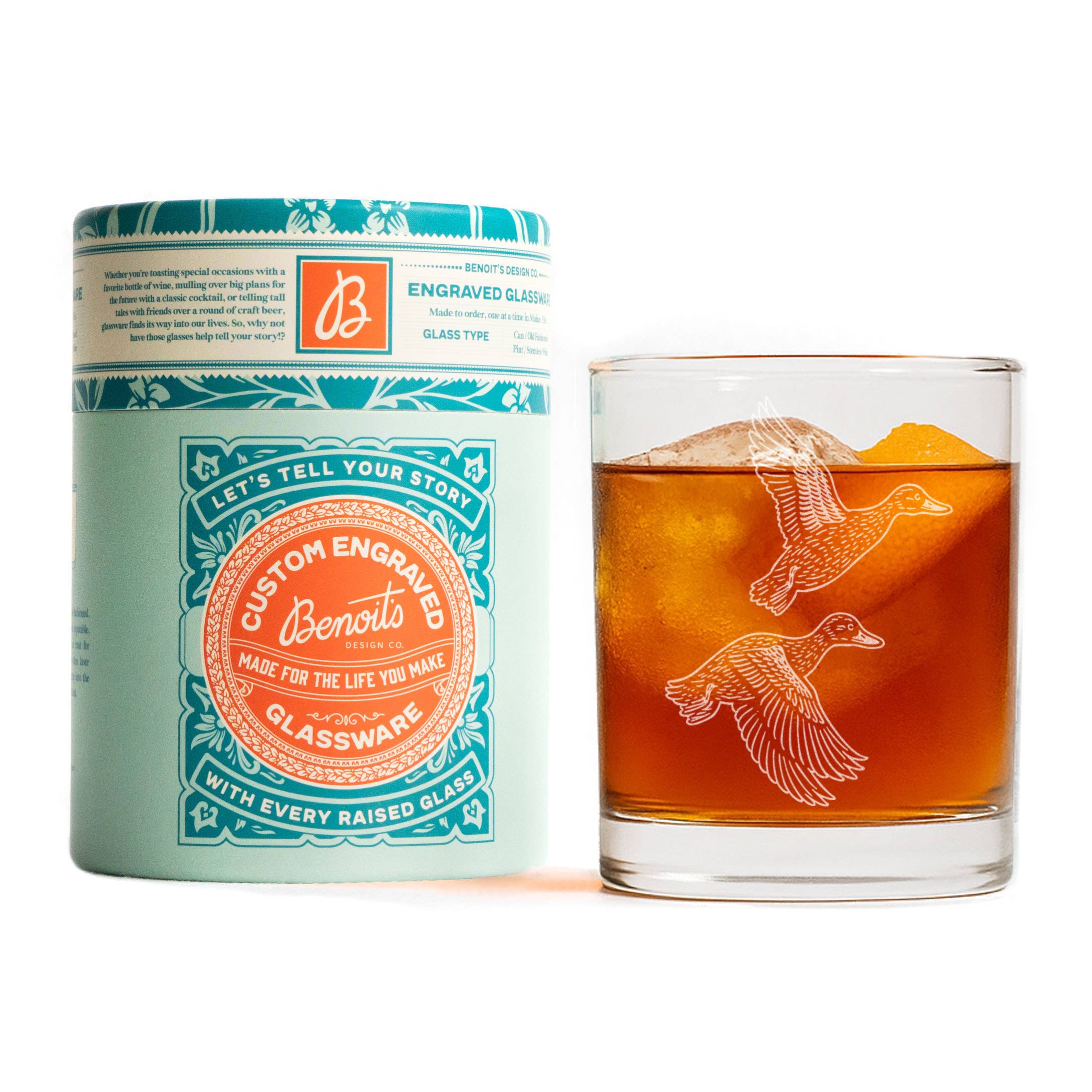 Flying Ducks 12 oz. Glasses