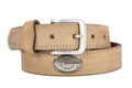 Georgia Bulldogs Men's Collegiate Crazyhorse Leather Belt.