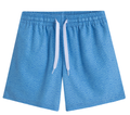 Youth Light Blue Topo Swim Trunks