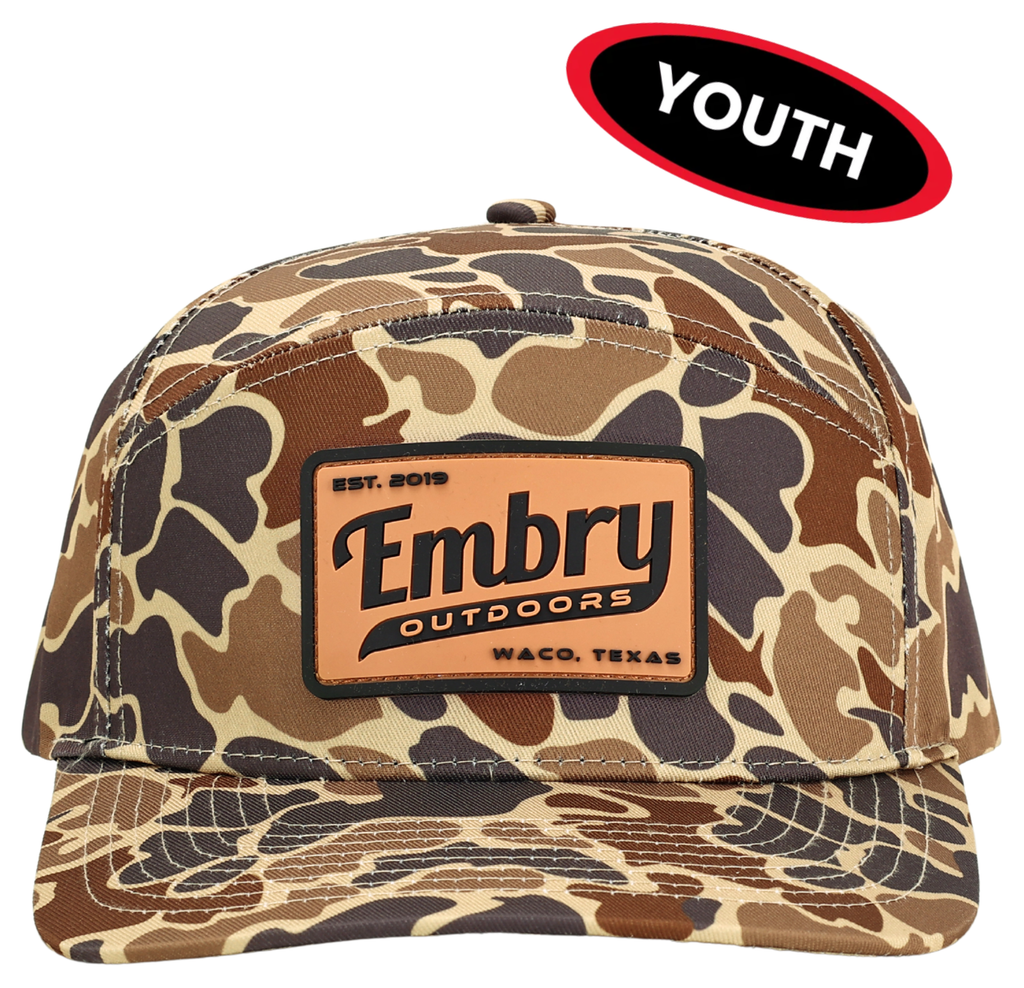Youth Camo 6 Panel Hat