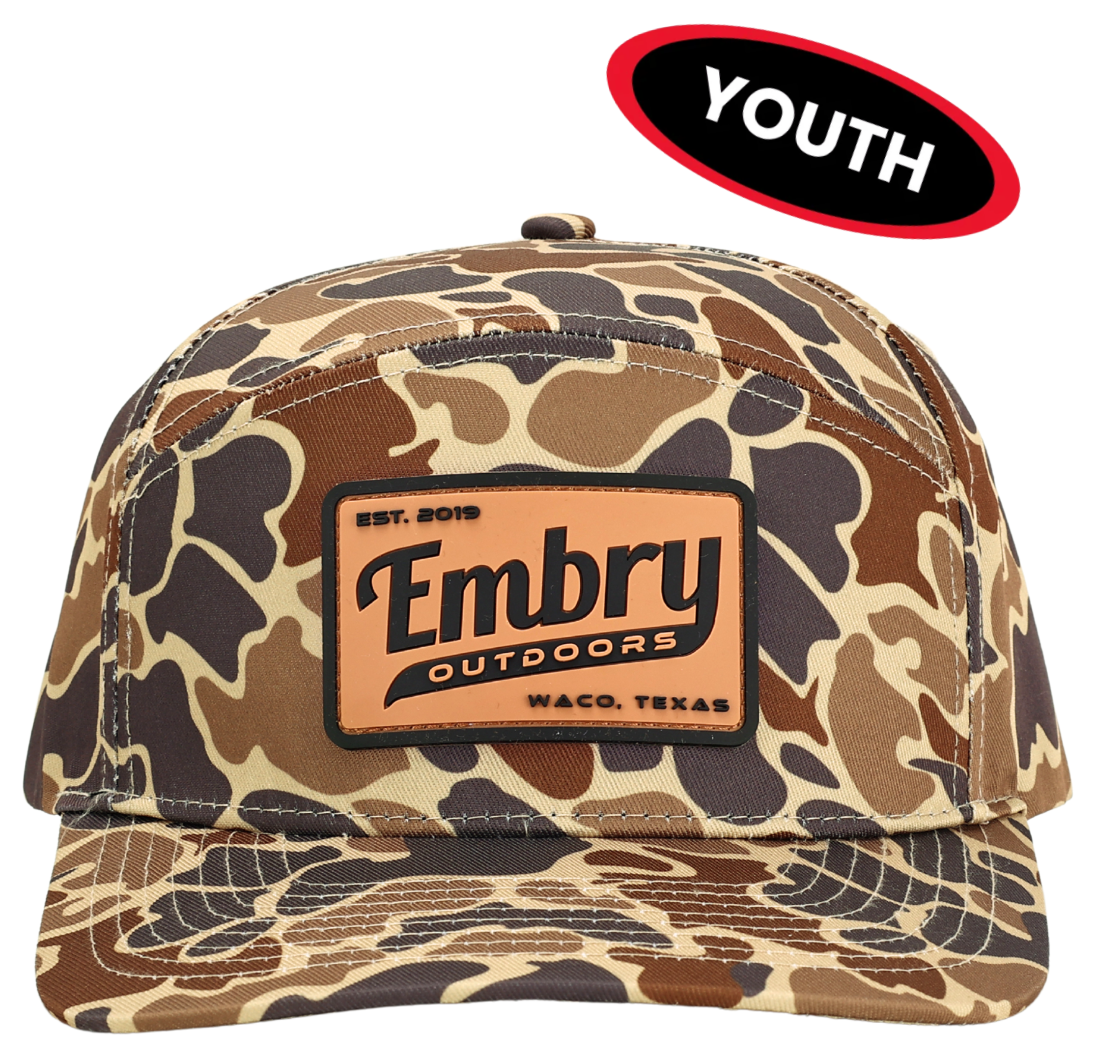 Youth Camo 6 Panel Hat