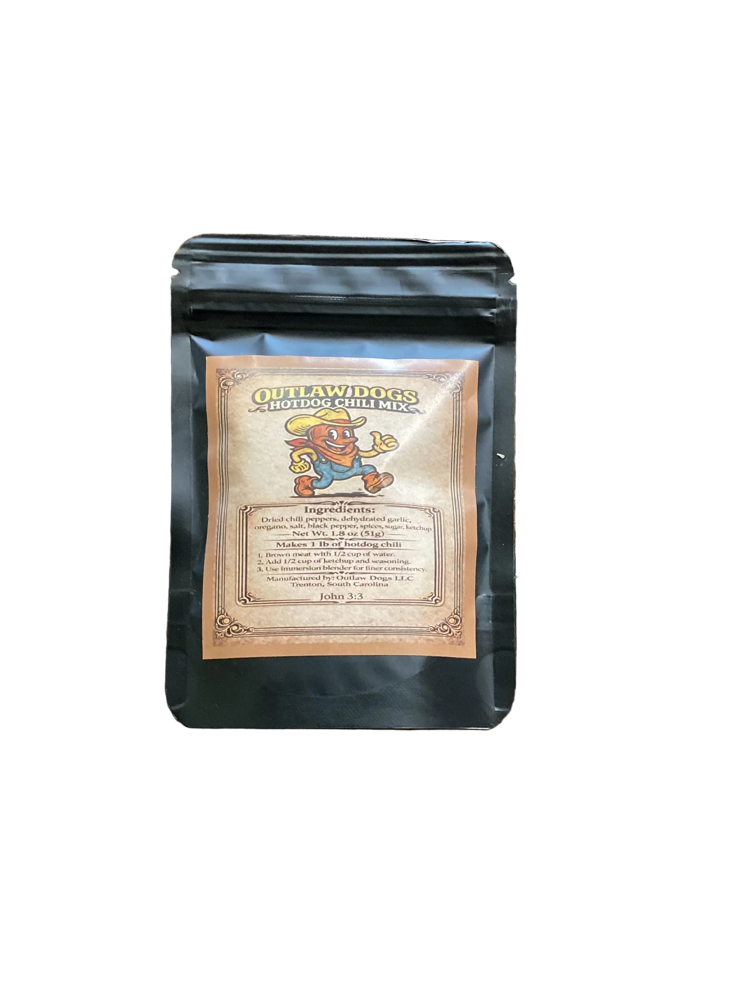 Outlaw Dogs Chili Mix