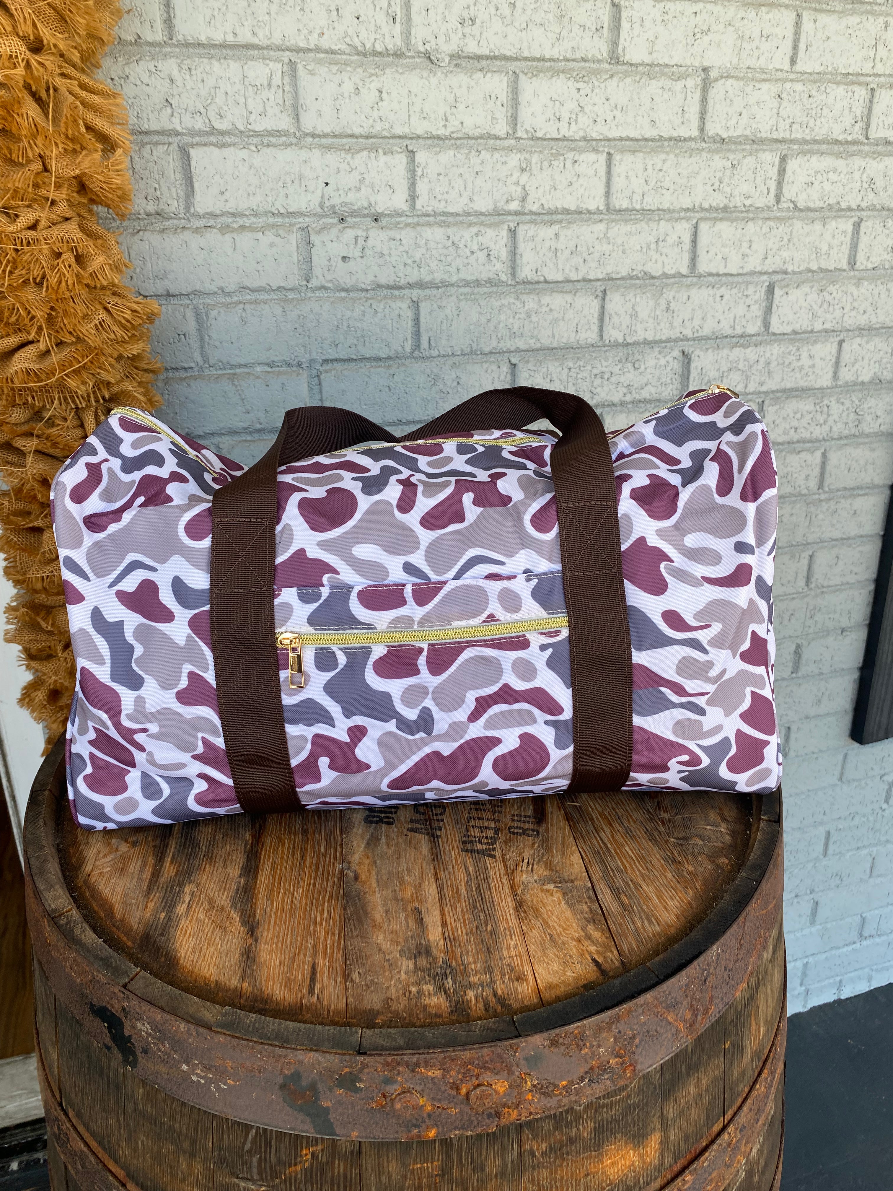 Camo Duffle Bag