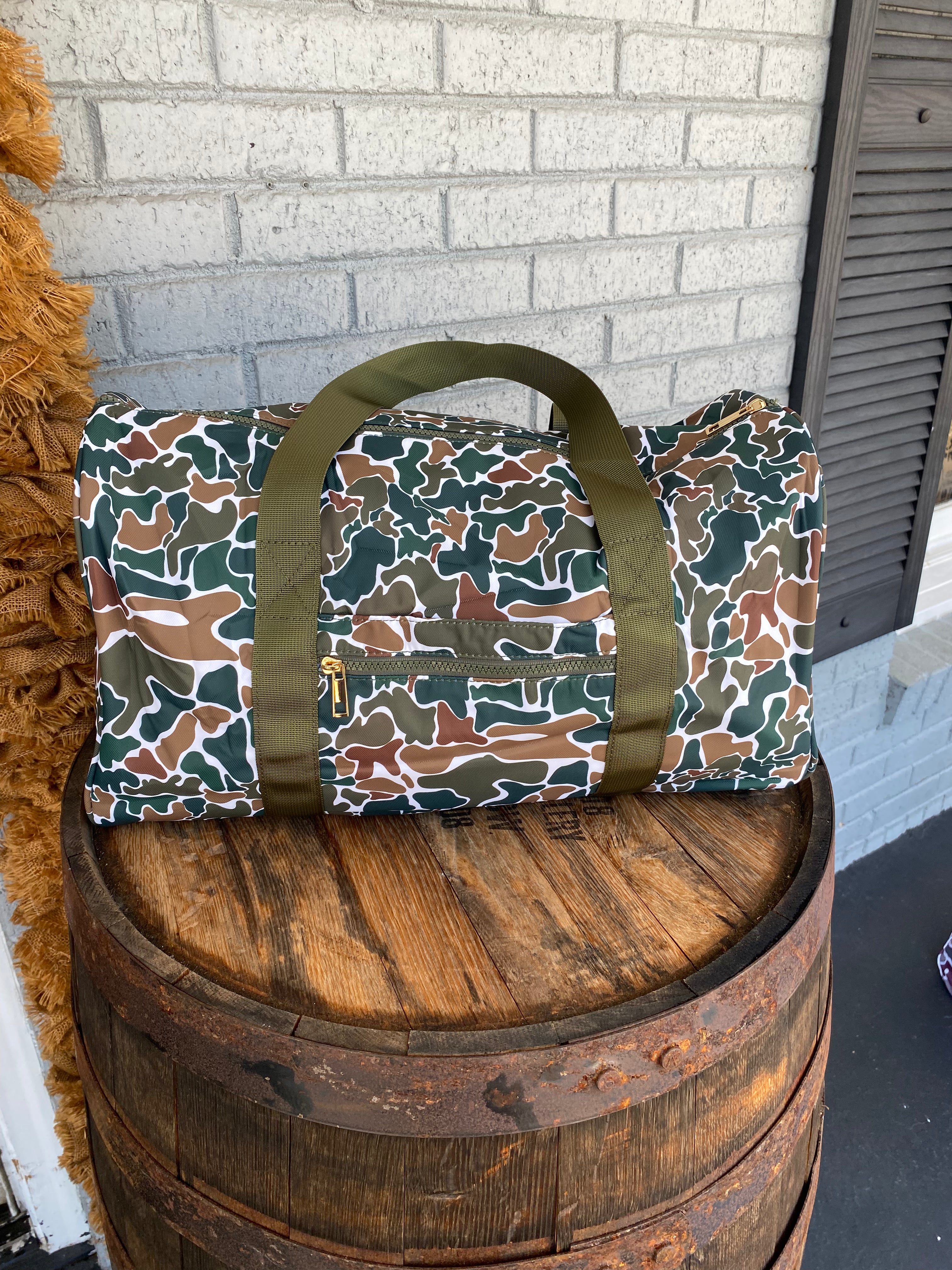 Camo Duffle Bag