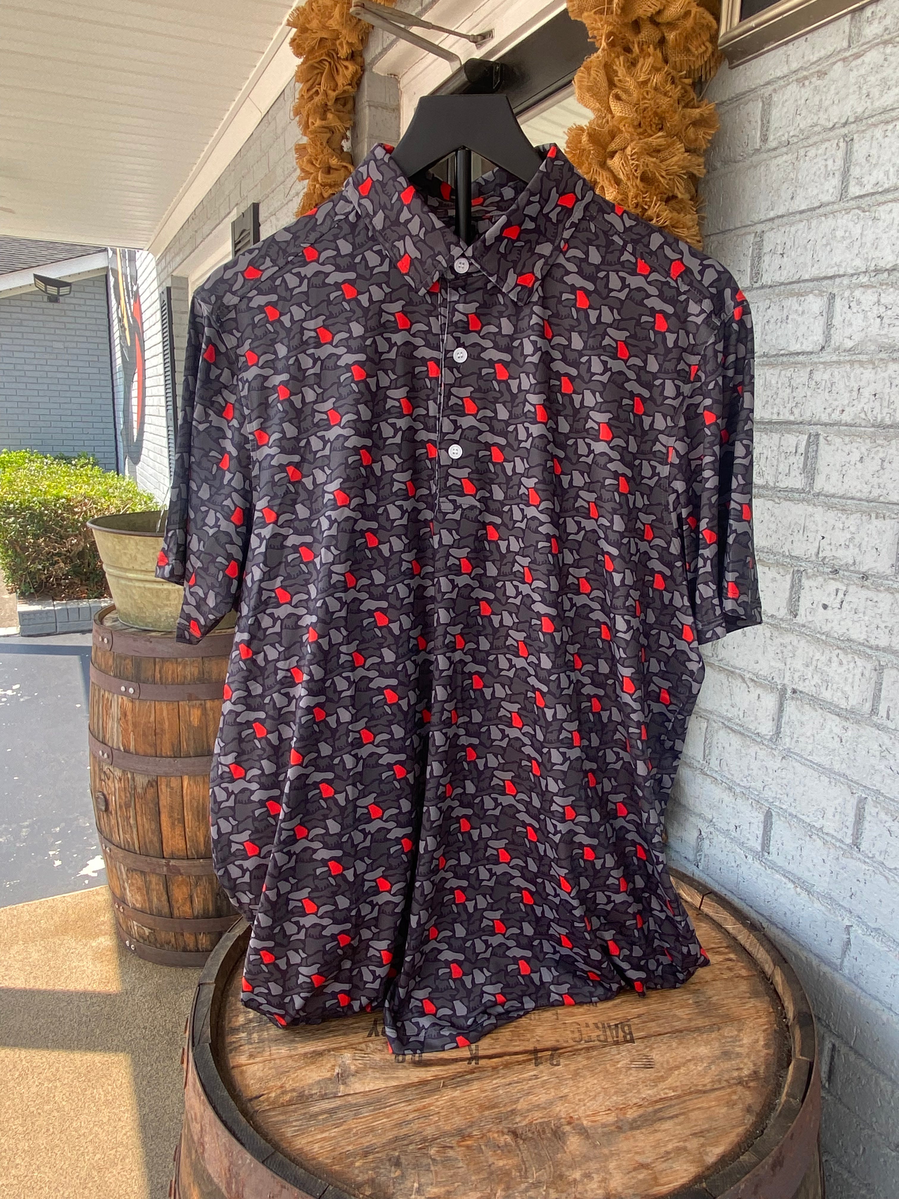 GA Camo Bulldog Polo