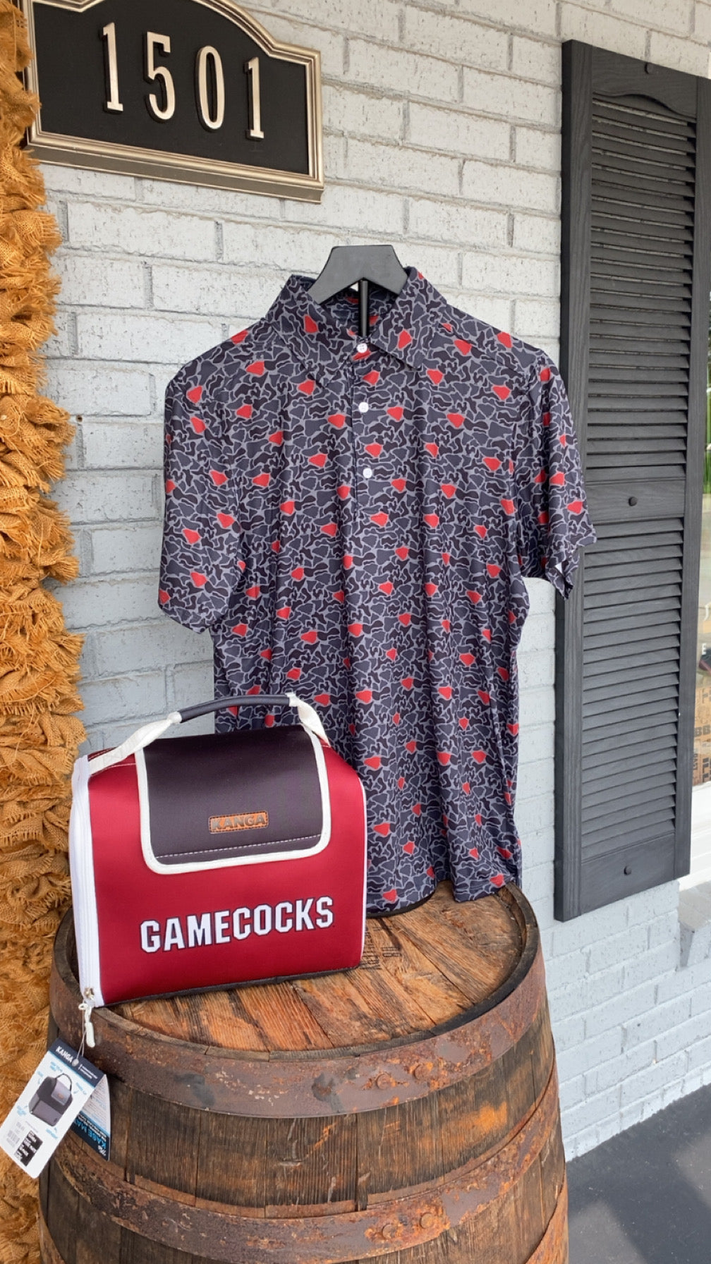 SC Camo Rooster Polo