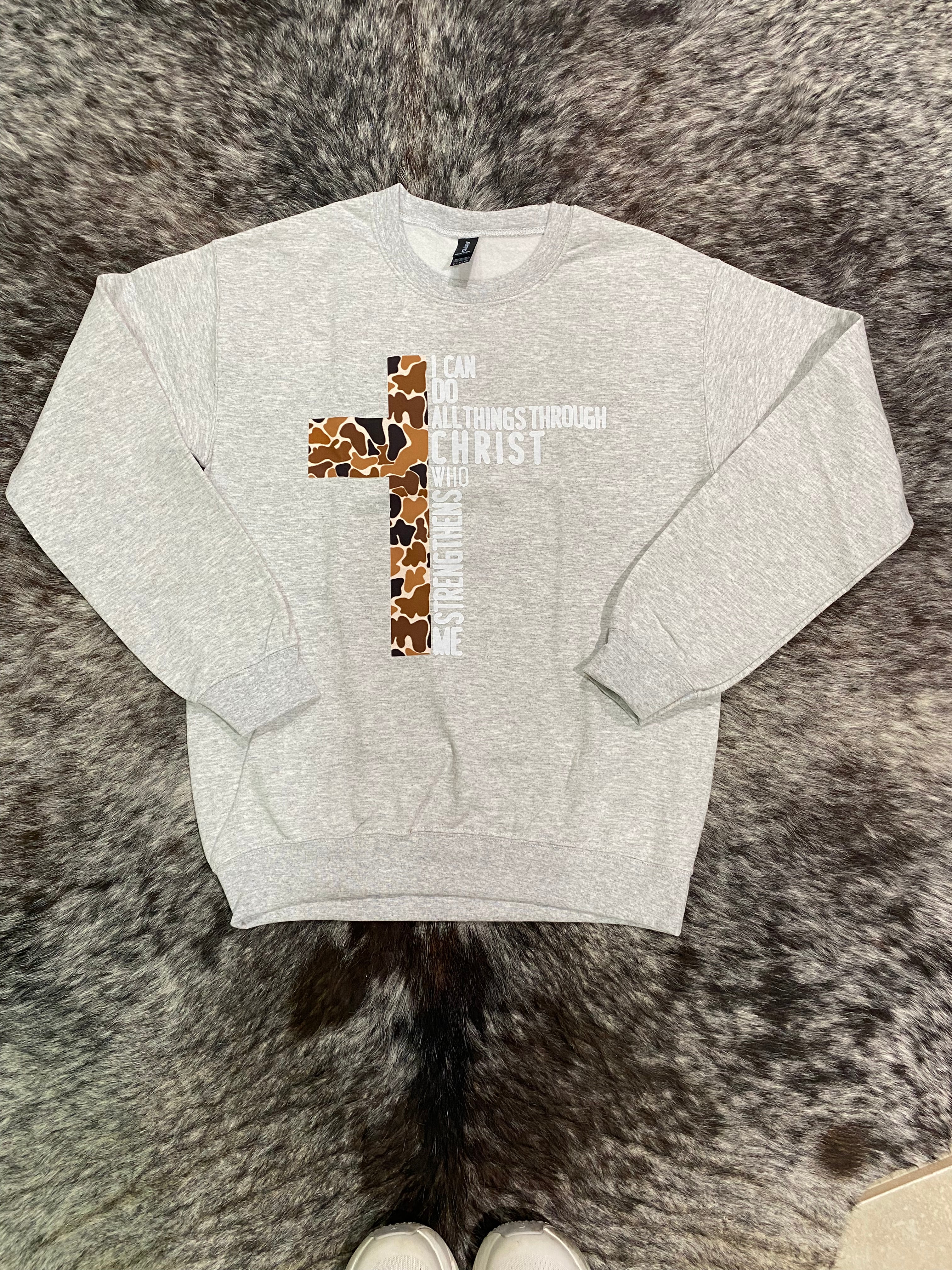 Camo Cross Sweatshirt