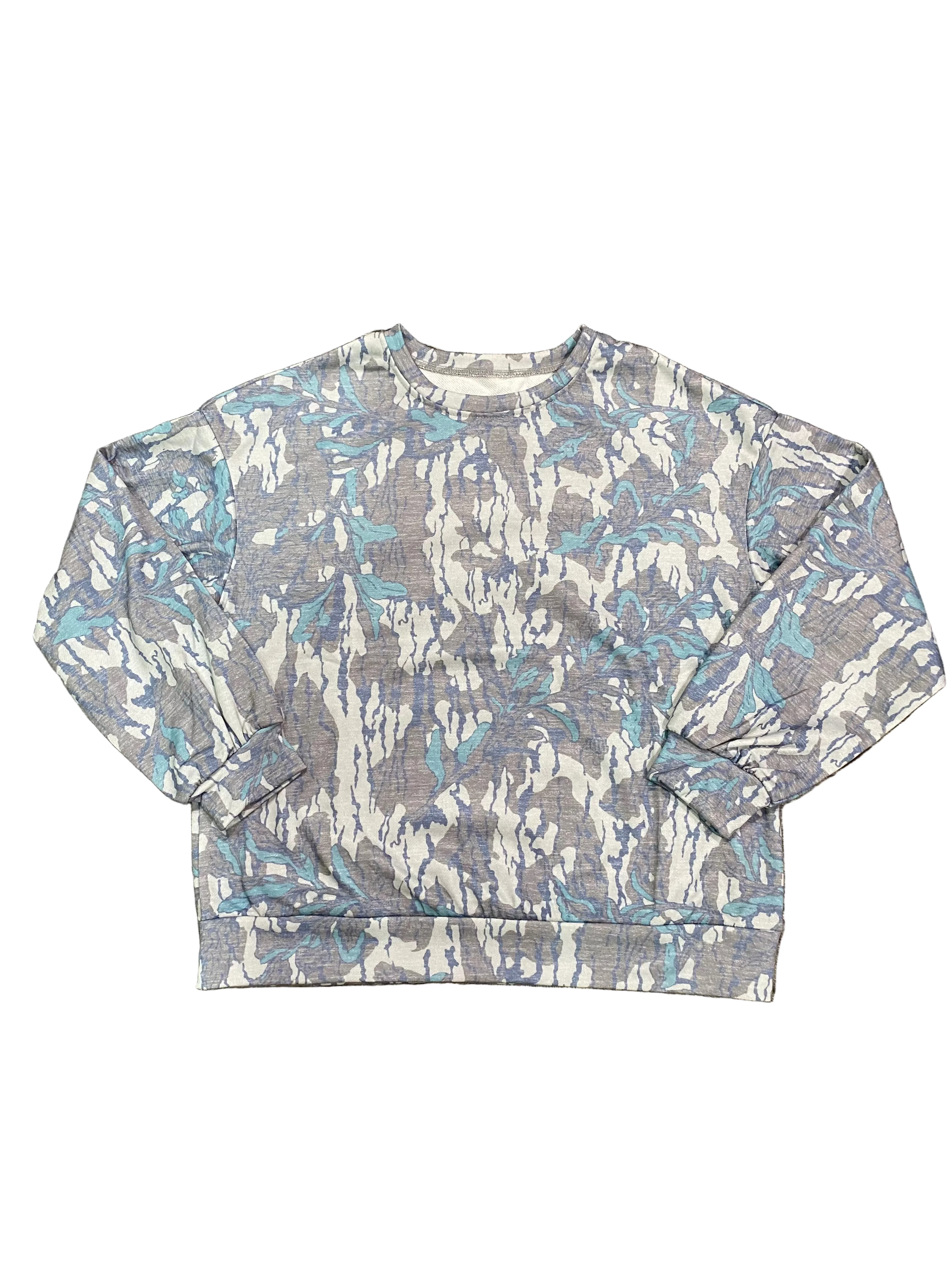 Camo Long Sleeve Lounge Shirt