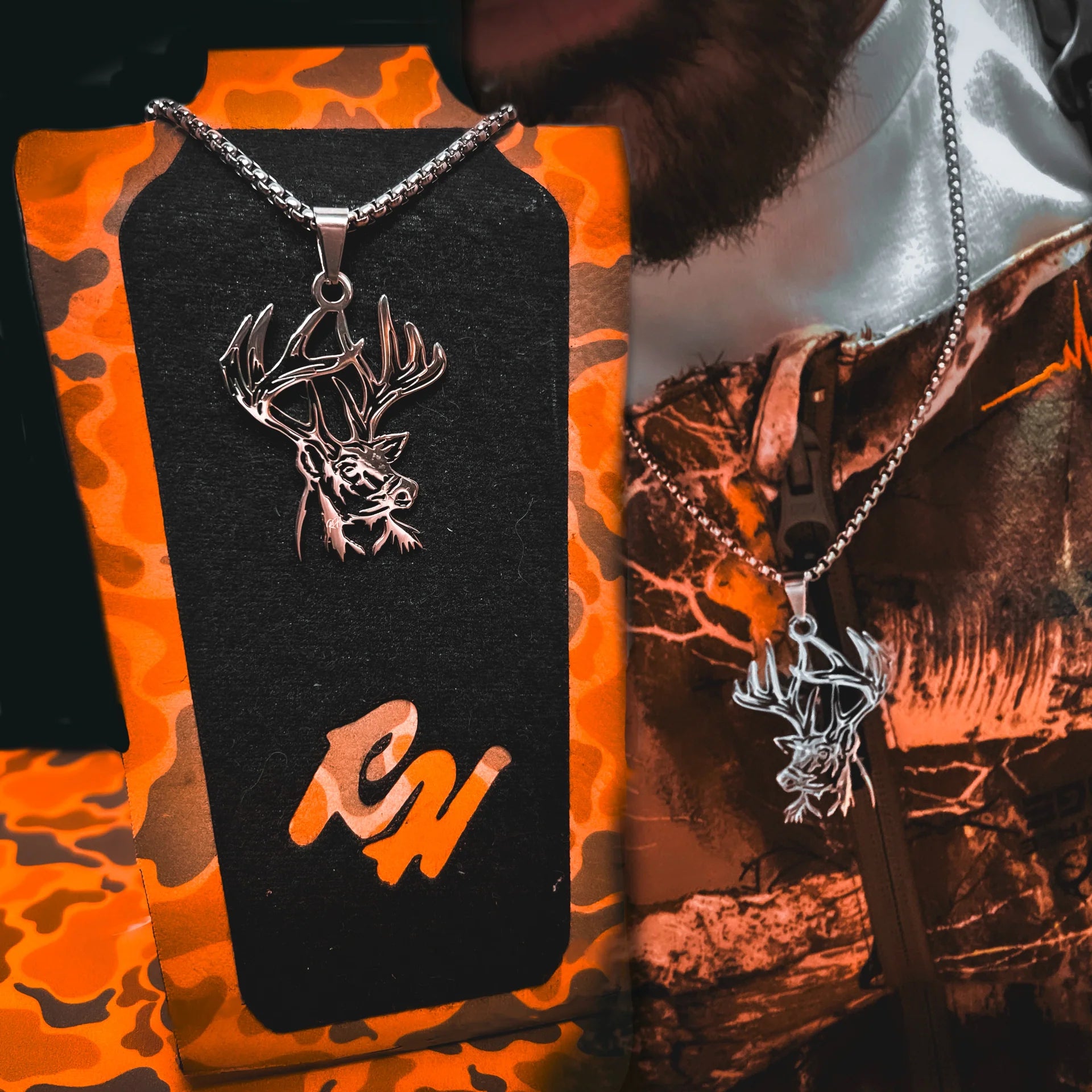 Stainless Steel Necklace and Pendant