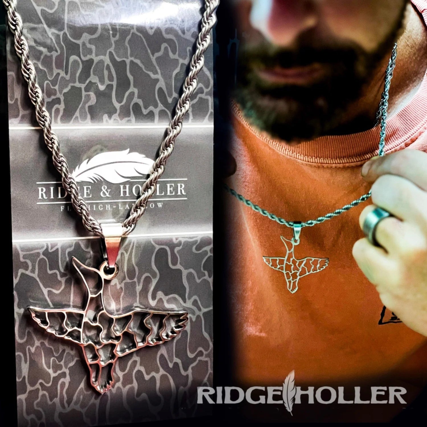 Stainless Steel Necklace and Pendant