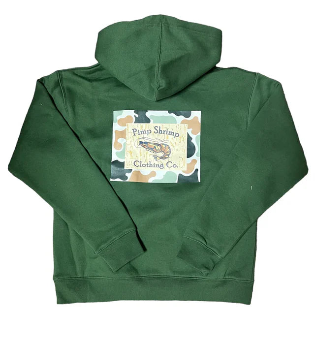 Youth Camo-Back Hoodie