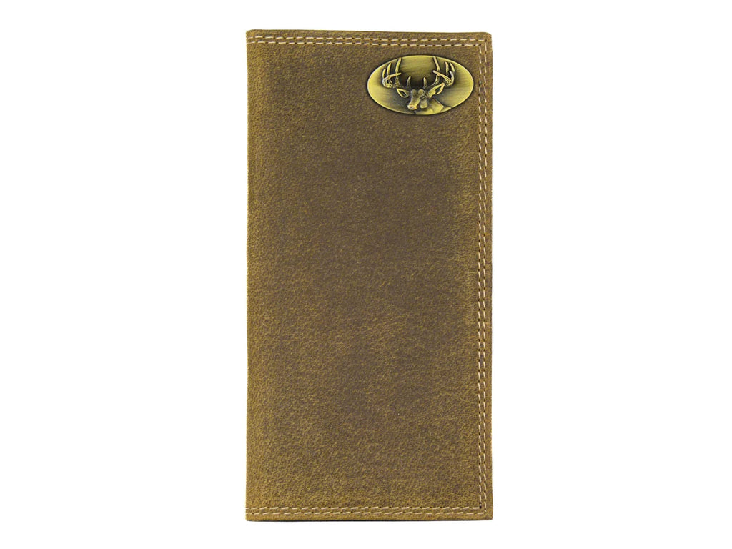 Vintage Tan Leather Secretary Wallet