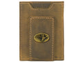Vintage Tan Leather Magnetic Front Pocket Wallet